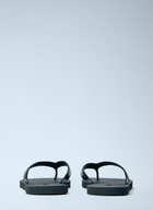 Prada Logo-Embossed Leather Flip-Flop Sandals