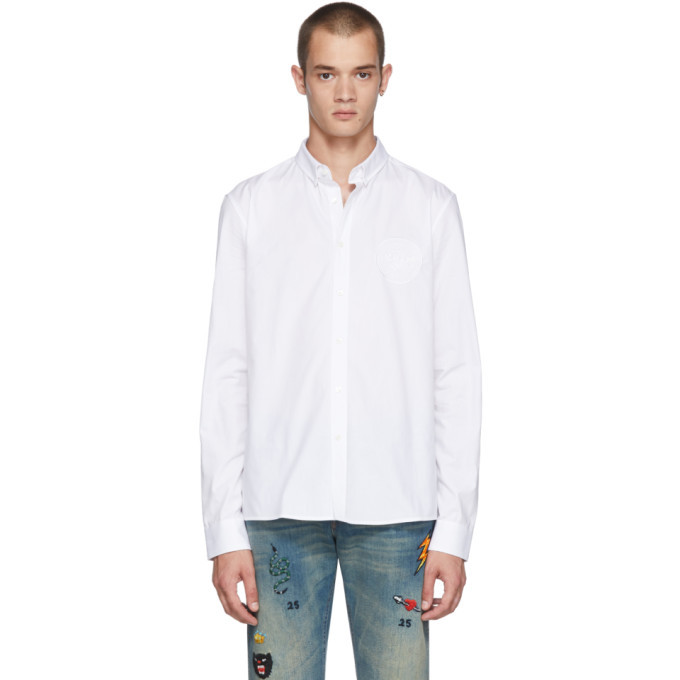 Photo: Balmain White Crest Shirt