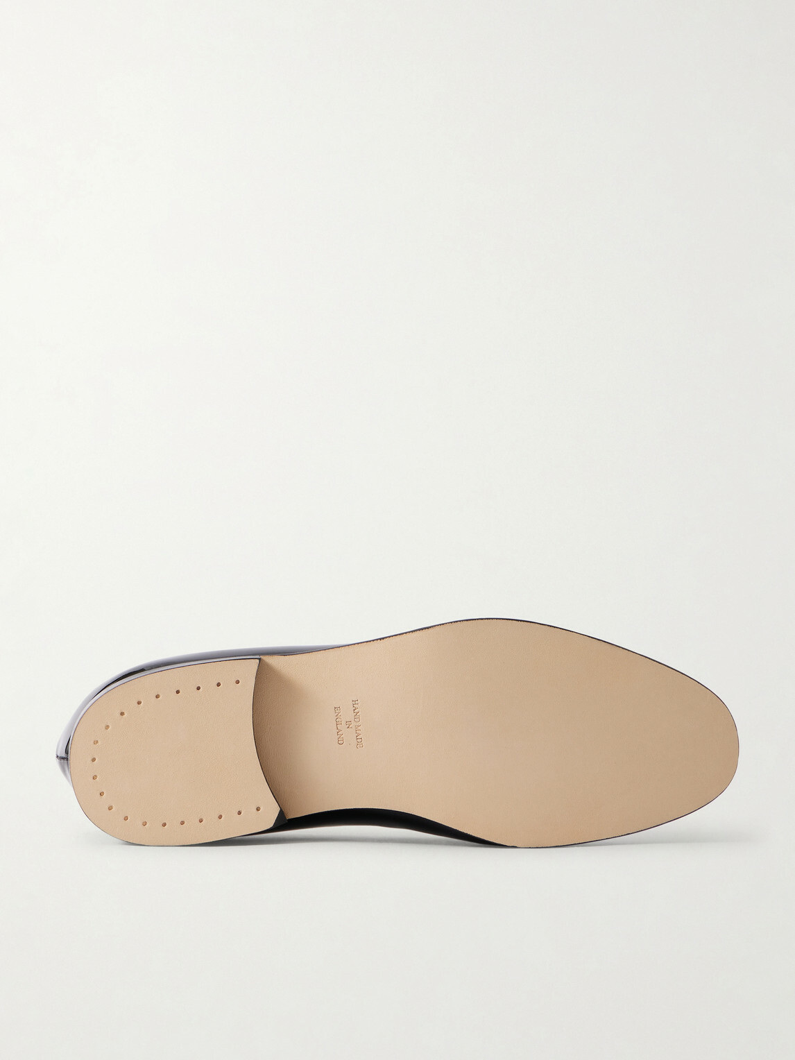 George Cleverley - Albert Patent-Leather Slippers - Black