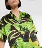 Louisa Ballou - Weekend printed silk shirt