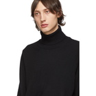 Maison Margiela Black Elbow Patch Turtleneck