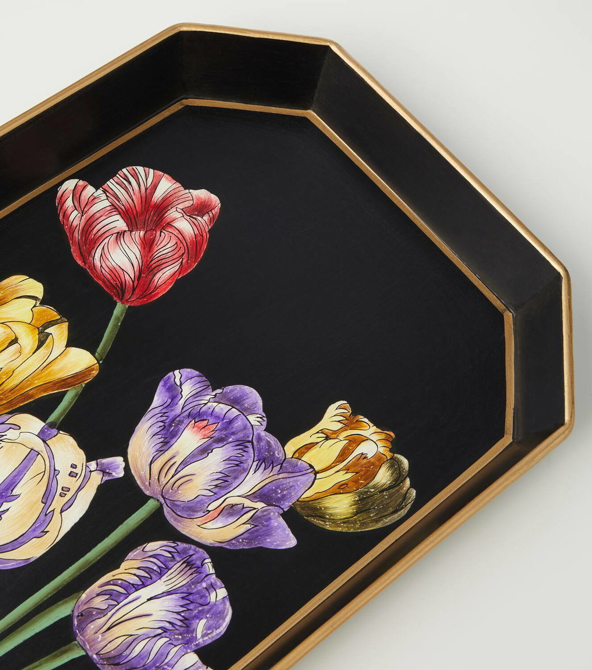 Les-Ottomans Flora iron tray