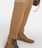 Brunello Cucinelli Ribbed-knit cashmere and wool sweatpants