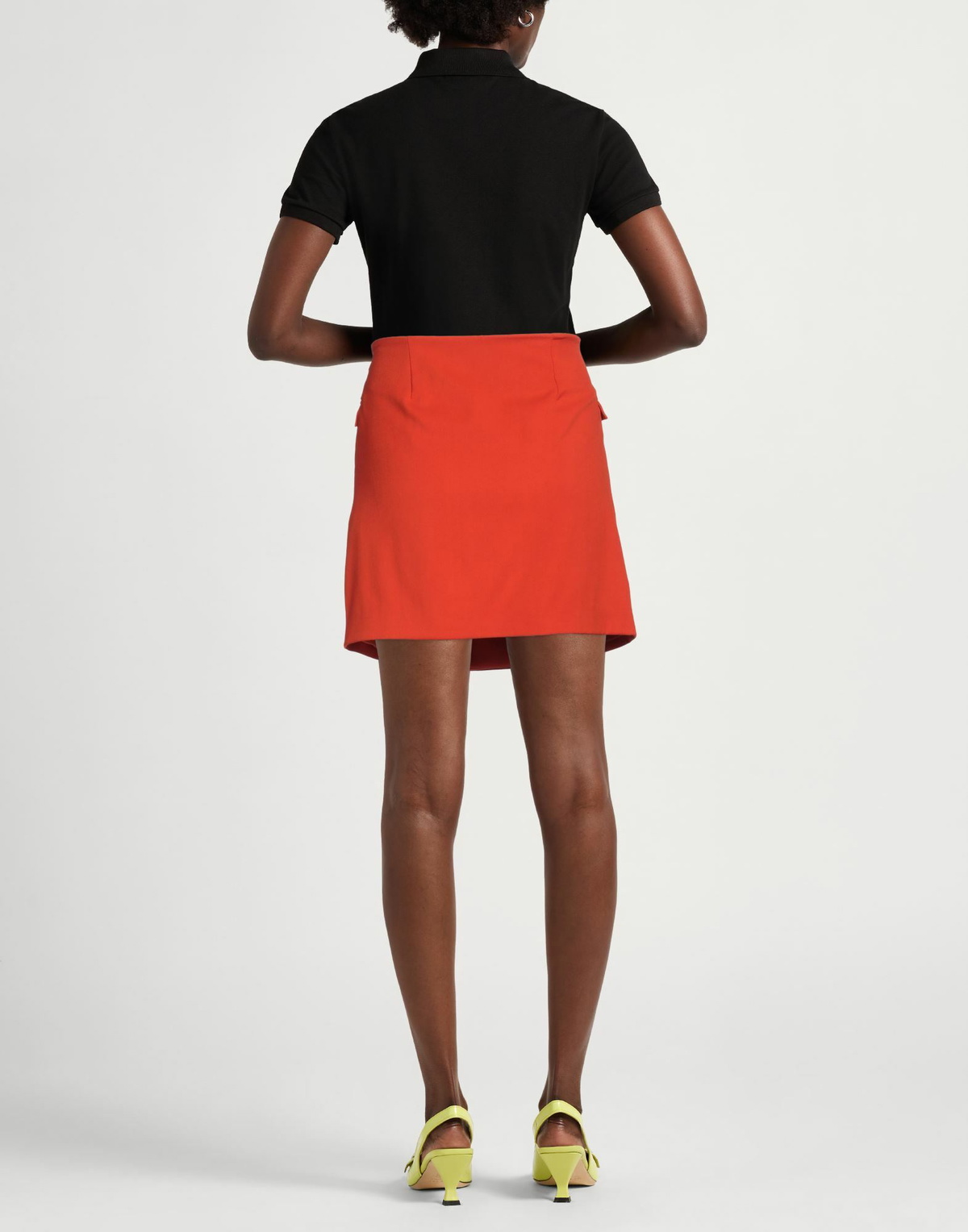 Jijil Womens Mini skirt in Tomato red