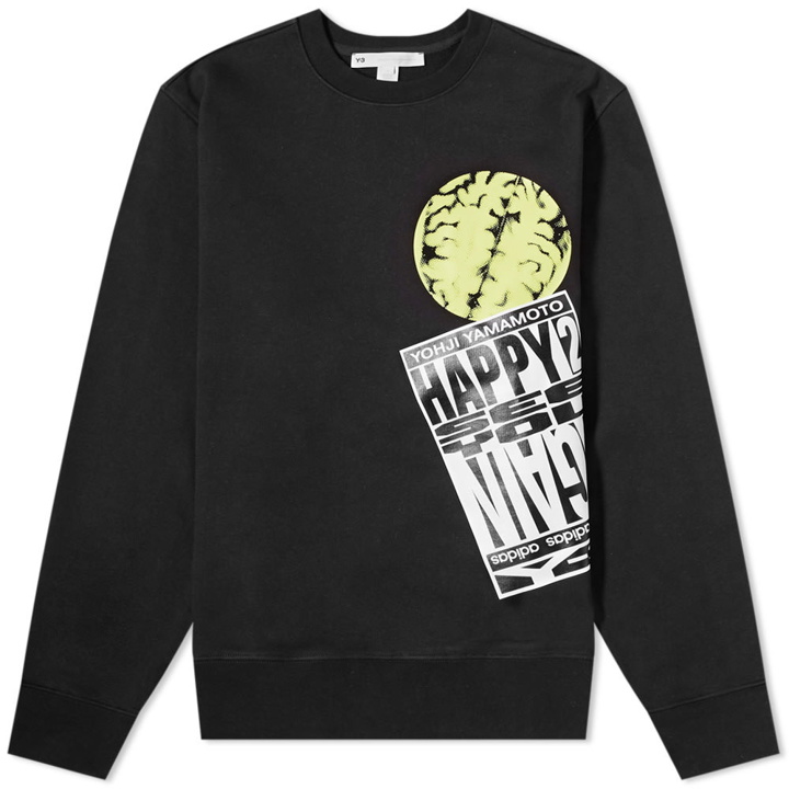 Photo: Y-3 Optimistic Illusions Graphic Crew Sweat