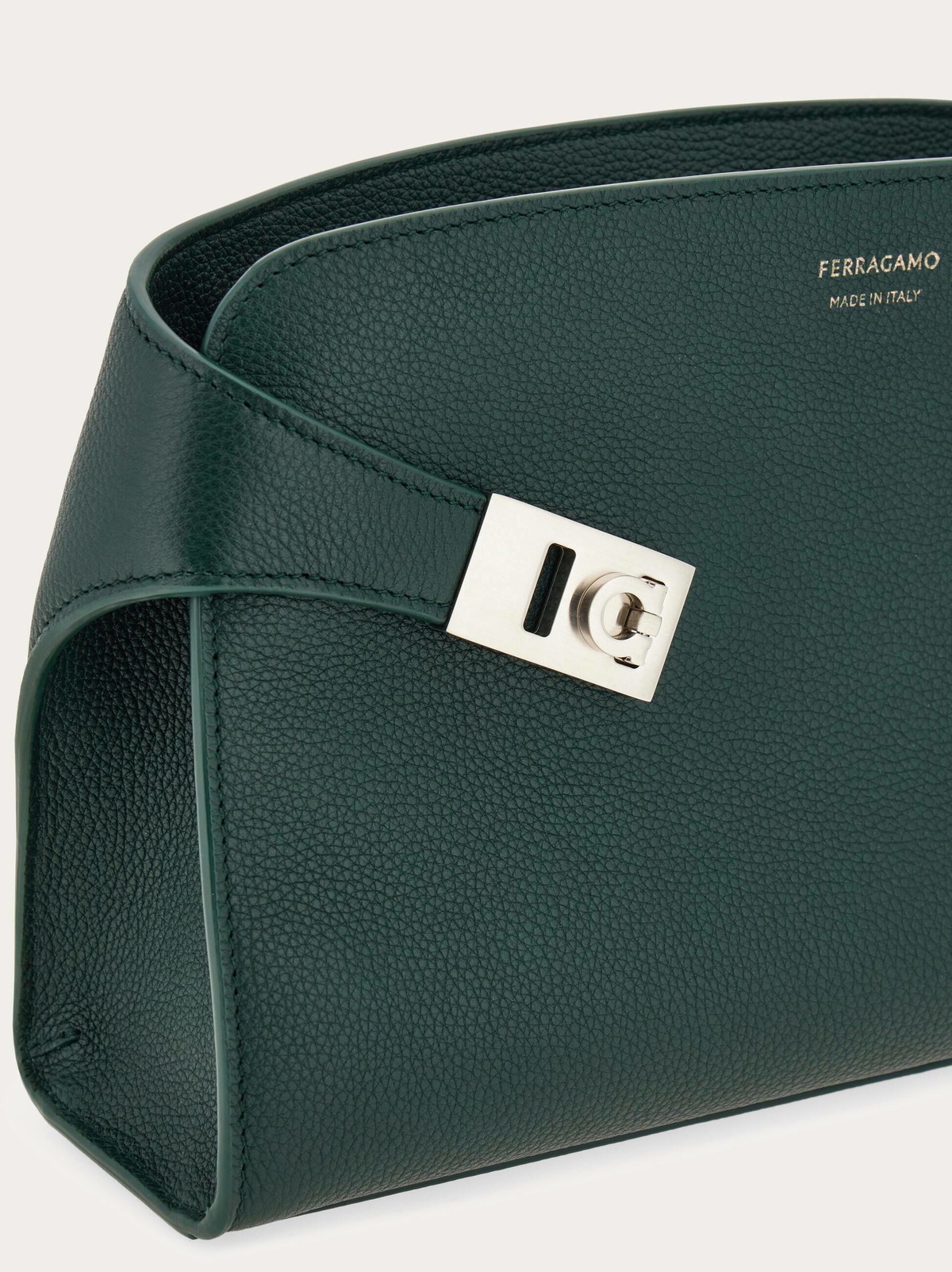 Ferragamo Mens Hug messenger bag in Green