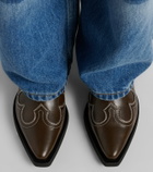 Ganni Embroidered cowboy boots