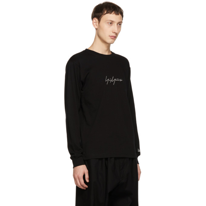 Yohji Yamamoto Black New Era Edition Long Sleeve T-Shirt Yohji