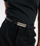 Khaite Julius leather belt