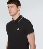 Moncler Logo cotton piqué polo shirt