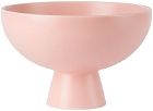 raawii Pink Strøm Large Earthenware Bowl