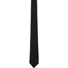 Givenchy Black and White Diagonal Logo Tie