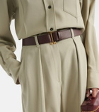 Victoria Beckham Dorian leather belt