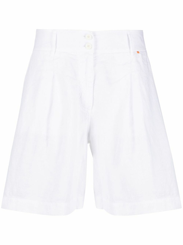 Photo: BOSS - Bermuda Shorts In Linen