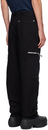 Givenchy Black Jacquard Cargo Pants