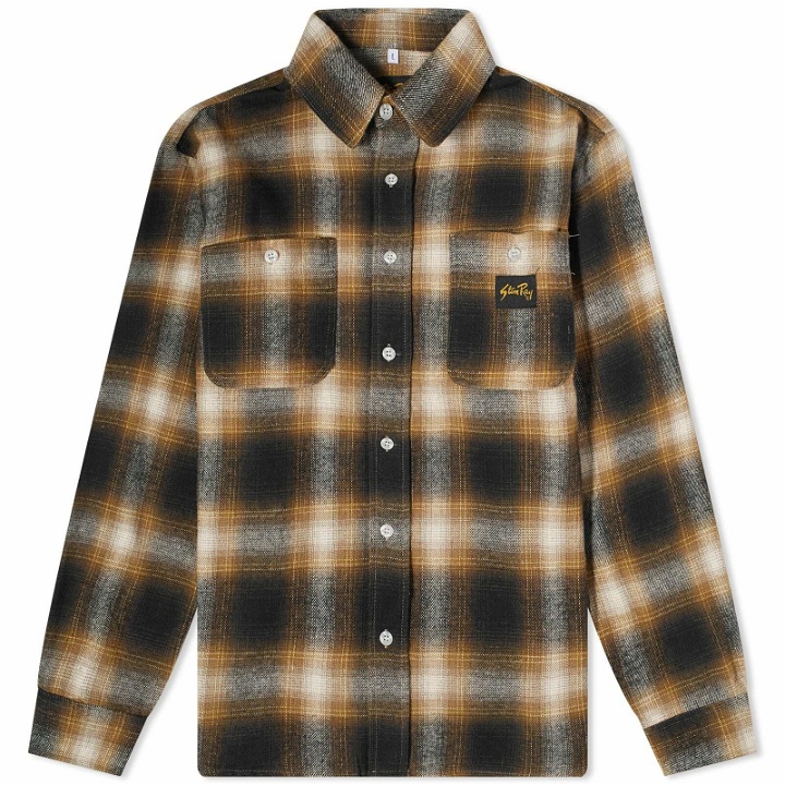 Photo: Stan Ray Men's Check Flannel Shirt in Dusk Plaid