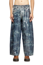 Diesel Relaxed Jeans - 1997 D-Enim-M - Jeans - Unisex - Blue