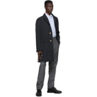 Thom Browne Grey Wool Classic 4-Bar Trousers