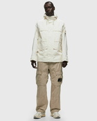 Stone Island Weatherproof Cotton Canvas Ghost Piece White - Mens - Windbreaker