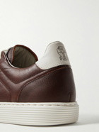 Brunello Cucinelli - Leather Sneakers - Brown
