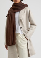 Loop Cashmere Lofty Blanket Cashmere Scarf - Brown - One Size