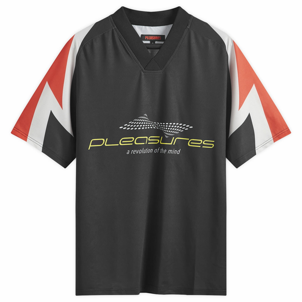 Pleasures Women's Mind Soccer Jersey in Black