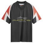 Pleasures Women's Mind Soccer Jersey in Black