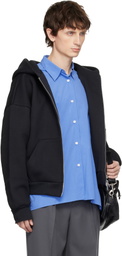 Seventh Black V2 Zipped Hoodie