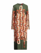 La Doublej Womens Midi dress Military in Green