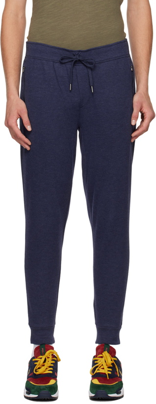 Photo: Polo Ralph Lauren Navy Embroidered Lounge Pants