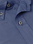 TOM FORD - Button-Down Collar Lyocell-Poplin Shirt - Blue