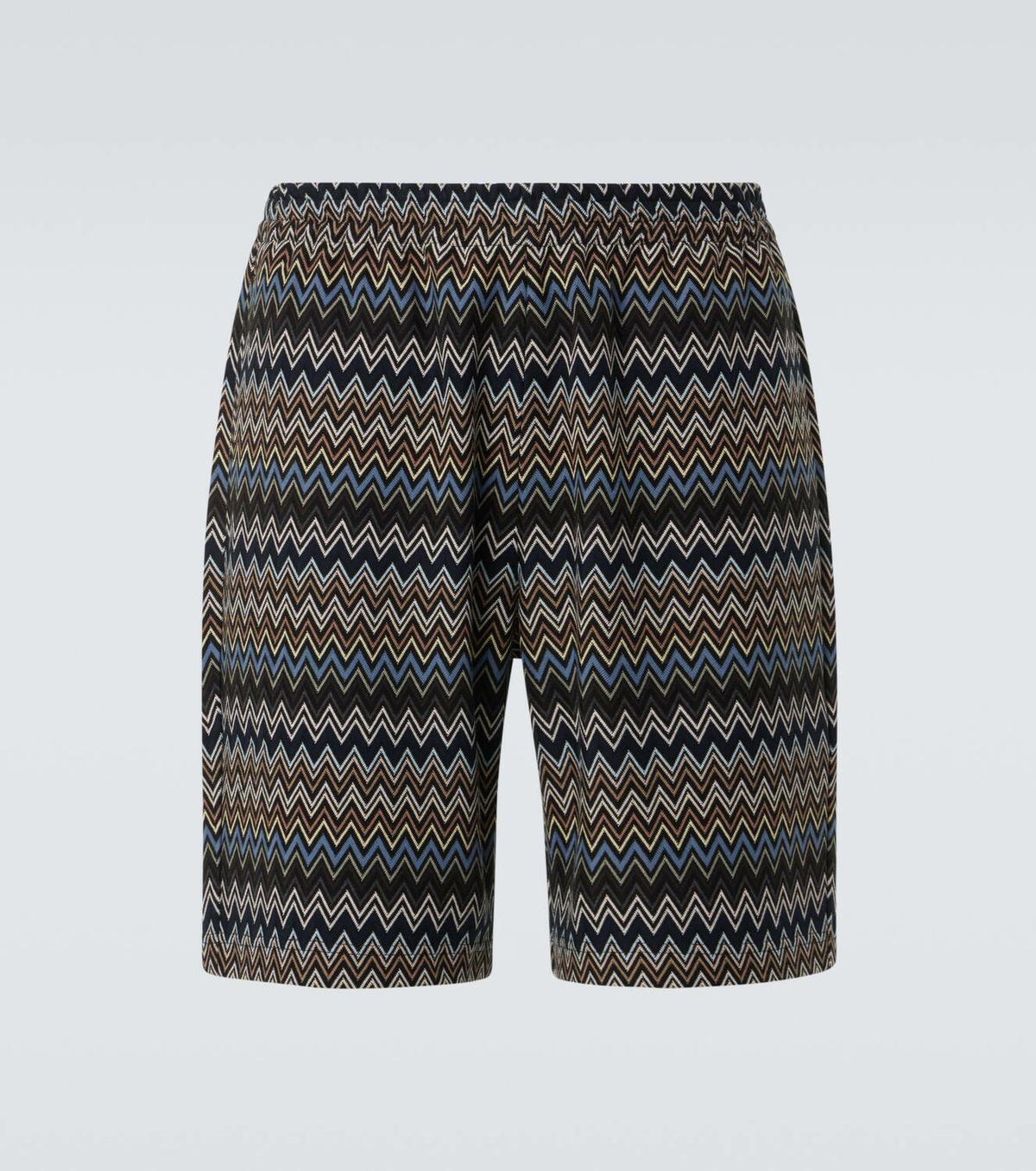ショートパンツ MISSONI Women Shorts  Burmudas DS24SI0XBR00UYSM96U BLUE Jacquard shorts in blue - Missoni Mare | Mytheresa