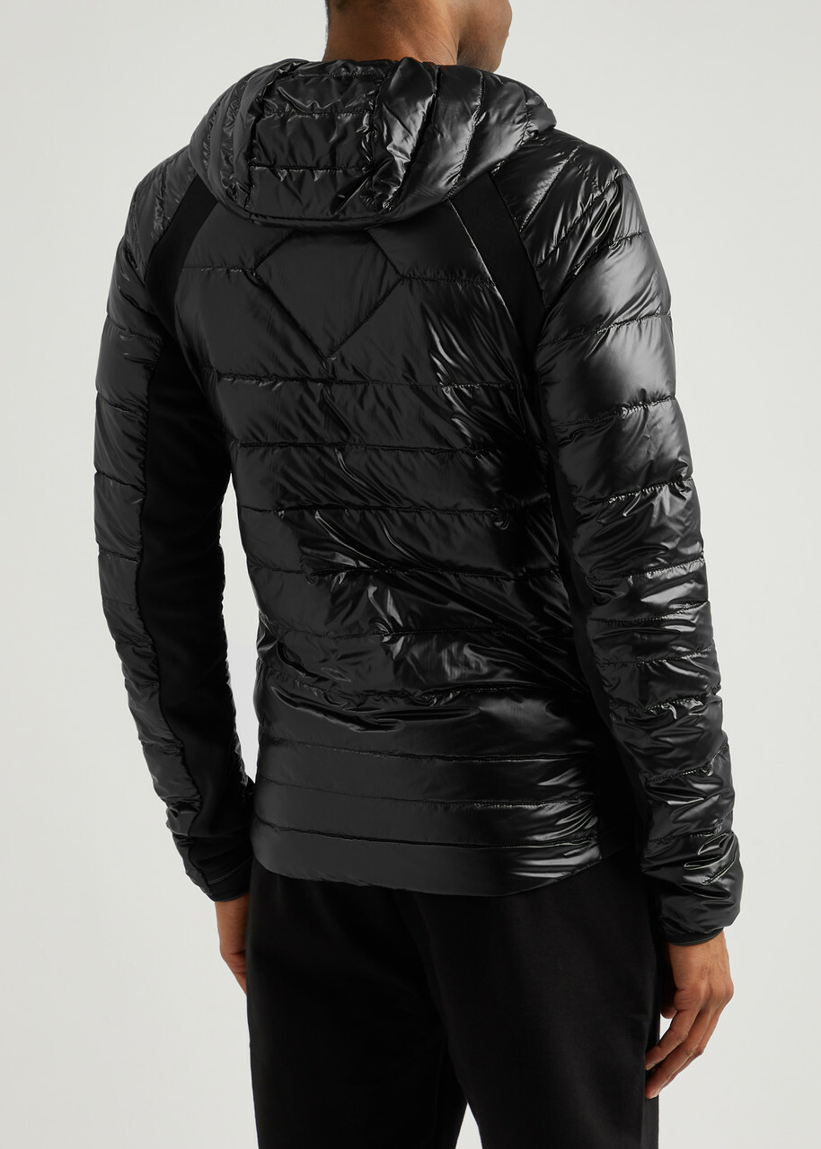 Canada Goose Hybridge Lite Black Hooded Shell Jacket, Black, Jacket