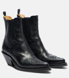 Gabriela Hearst Cassidy cow-print leather cowboy boots