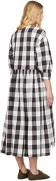 Toogood White & Brown 'The Cook' Midi Dress