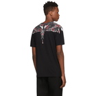 Marcelo Burlon County of Milan Black Flower Wings T-Shirt