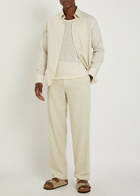 Paige Tiano Straight-leg Trousers Cream