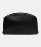 The Row Round leather coin purse