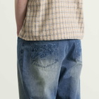 Butter Goods Men's Drummer Baggy Denim Jeans in Stone Wash Blue