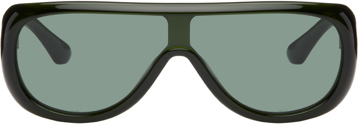 Photo: Port Tanger SSENSE Exclusive Green Sayf Sunglasses
