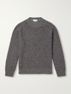 Gabriela Hearst - Sermo Herringbone Cashmere Sweater - Gray