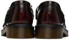 Dr. Martens Burgundy Adrian Arcadia Leather Tassel Loafers