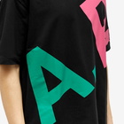 A.P.C. Men's Cory All Over Logo T-Shirt in Black Multi