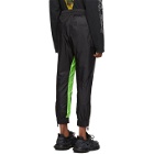 Rhude Black and Green Flight Suit Track Pants
