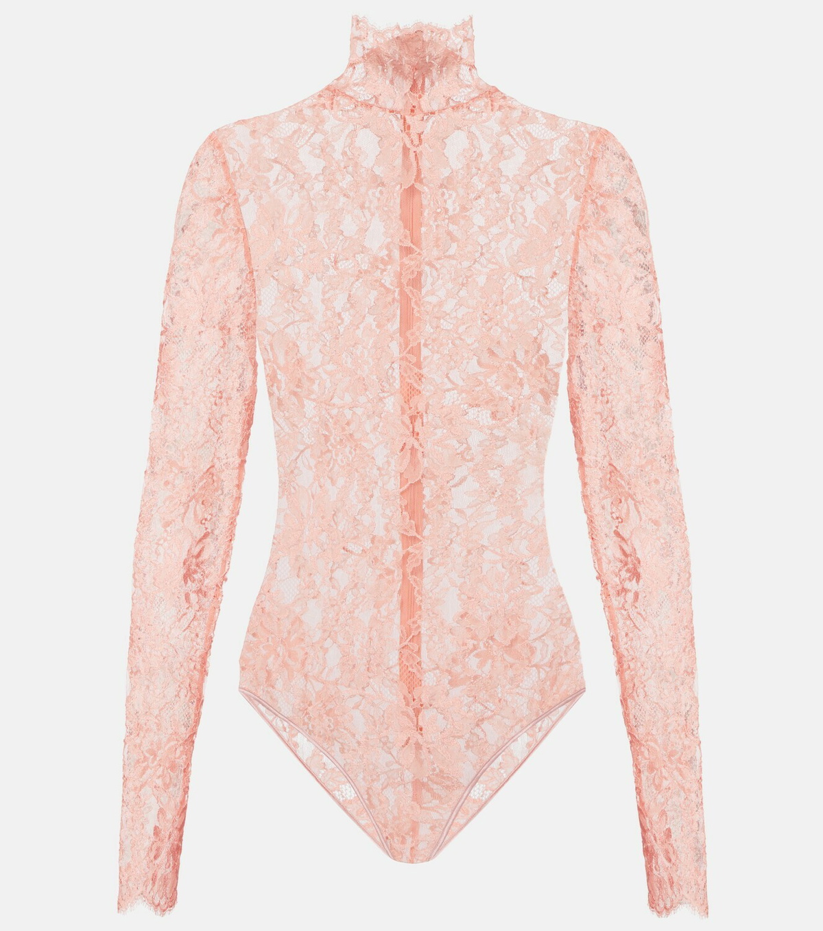 Valentino Turtleneck lace bodysuit