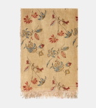 The House of Lyria Tormento floral linen tablecloth
