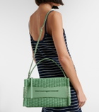 JW Anderson Loafer woven leather top-handle bag