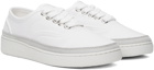 A.P.C. White Plain Simple Sneakers