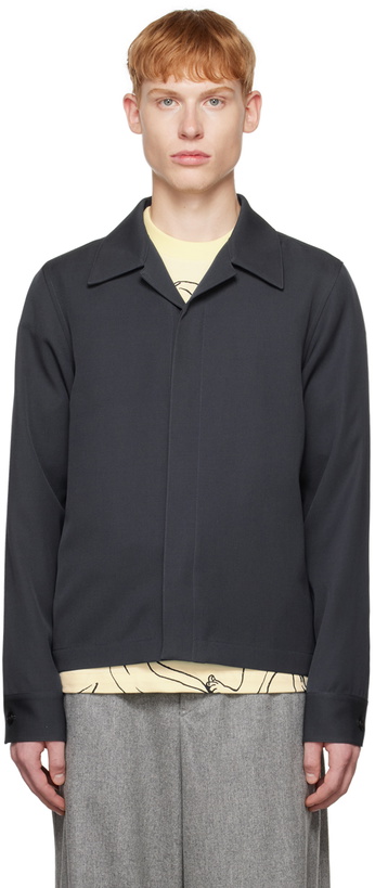 Photo: Jil Sander Navy Notched Jacket