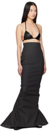 Rick Owens Black Hollywood Leather Bra